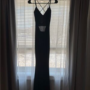 Windsor Black Backless Dress